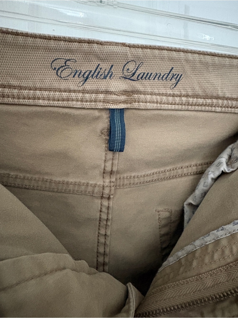 English Laundry Men's Chinos in Tan #0036 - Picture 9 of 10